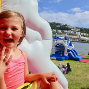 Happy smiley children at Body Bounce.