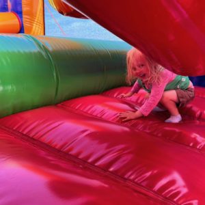 Peek A Boo at Body Bounce bouncy castle fun park in Newquay.
