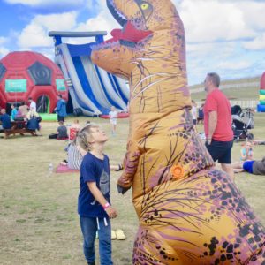 The T Rex comes out quite a lot at Body Bounce.
